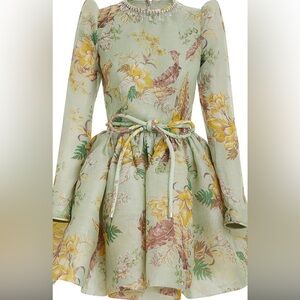 Zimmermann Matchmaker Tulip Green Dress